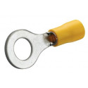 Cosse à œillet Debflex pré-isolée D8 mm jaune - 711024 - 10 pièces