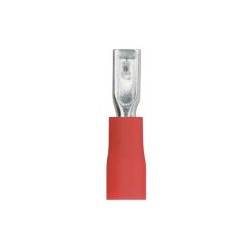 Clip femelle pré-isolé 2.8x0.8 mm rouge - Debflex 711041 - 10 pièces
