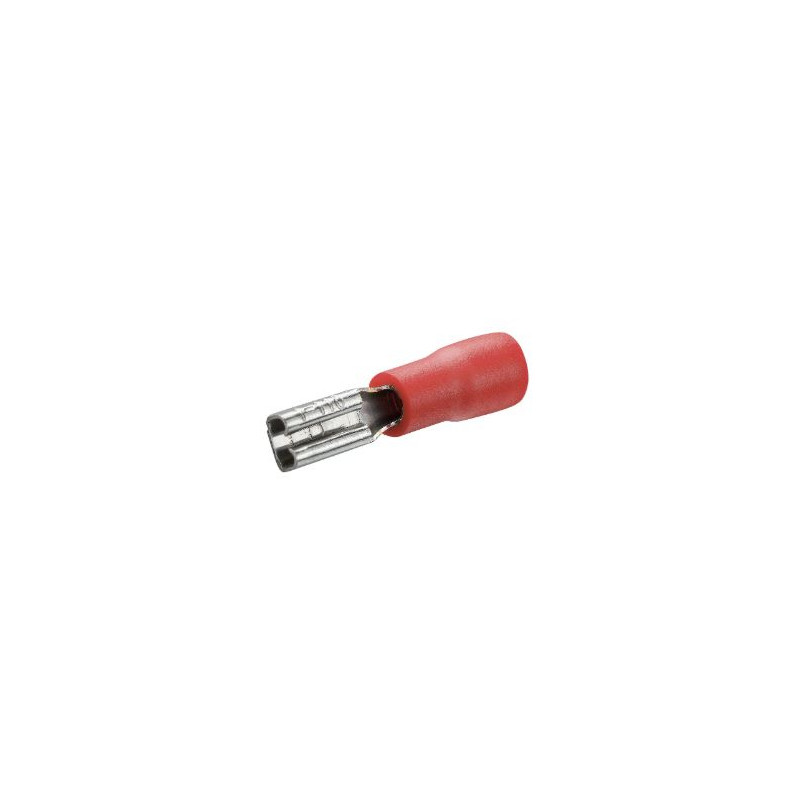 Clip femelle pré-isolé 2.8x0.8 mm rouge - Debflex 711041 - 10 pièces Clip femelle pré-isolé 2.8x0.8 mm rouge - Debflex 711041 - 10 pièces