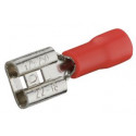 Clip femelle Debflex pré-isolé 6.3x0.8 mm rouge - 711042 - 10 pièces