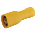 Clip femelle Debflex isolé 6.3x0.8 mm jaune - 711048 - 10 pièces