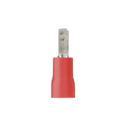 Clip mâle pré-isolé 2.8x0.8 mm rouge - Debflex 711050 - 10 pièces
