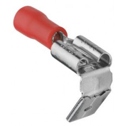 Clip mâle/femelle pré-isolé 6.3x0.8 rouge - Debflex 711055 - 10 pièces