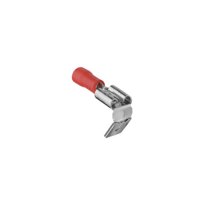 Clip mâle/femelle pré-isolé 6.3x0.8 rouge - Debflex 711055 - 10 pièces