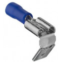 Clip mâle/femelle Debflex pré-isolé 6.3x0.8 bleu - 711056 - 10 pièces