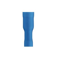 Douille cylindrique femelle pré-isolée bleue - Debflex 711061 - 10 pcs
