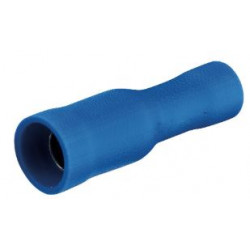 Douille cylindrique femelle pré-isolée bleue - Debflex 711061 - 10 pcs