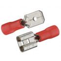 Clips mâles et femelles Debflex pré-isolés rouges - 711067 - 20 pièces