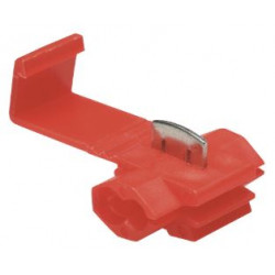 Cosse auto dénudante isolée rouge - Debflex 711084 - 5 pièces