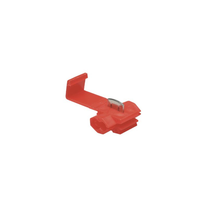 Cosse auto dénudante isolée rouge - Debflex 711084 - 5 pièces Cosse auto dénudante isolée rouge - Debflex 711084 - 5 pièces