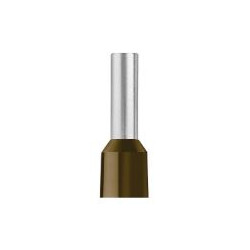 Embout pré-isolé 10 mm² marron - Debflex 711093 - 10 pièces
