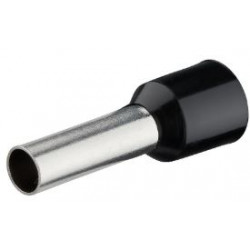 Embout pré-isolé 6 mm² noir - Debflex 711095 - 10 pièces