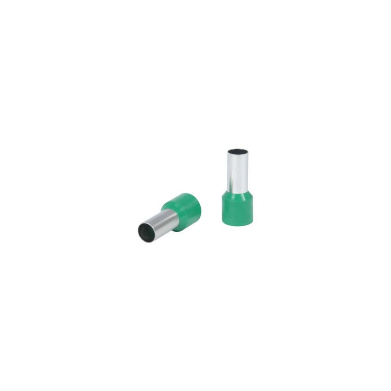 Embout pré-isolé 16 mm² vert - Debflex 711094 - 10 pièces Embout pré-isolé 16 mm² vert - Debflex 711094 - 10 pièces
