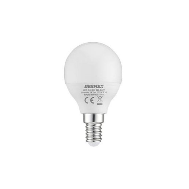 Ampoule G45 LED SMD E14 240 lumens 3W - Debflex 600431 Ampoule G45 LED SMD E14 240 lumens 3W - Debflex 600431