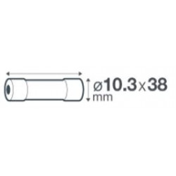 Fusible céramique avec voyant 32A 400 V - Debflex 715216 - 3 pièces