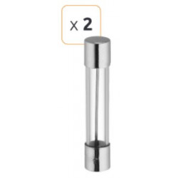 Fusible verre fusion rapide 0.2A 250 V - Debflex 715406 - 2 pièces