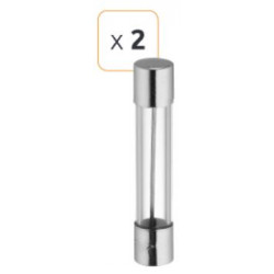 Fusible verre fusion rapide 0.25A 250 V - Debflex 715416 - 2 pièces