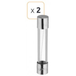 Fusible verre fusion rapide 0.4A 250 V - Debflex 715426 - 2 pièces