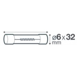Fusible verre fusion rapide 10A 250 V - Debflex 715966 - 3 pièces