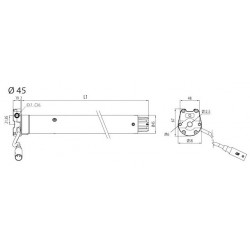 Moteur Plug&Play Safe Easy Cherubini 10/17 filaire - CEK45101700