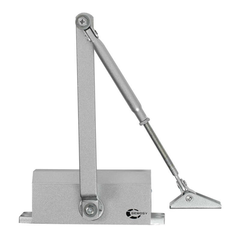 Ferme-porte avec bras compas Sewosy DC01 argent