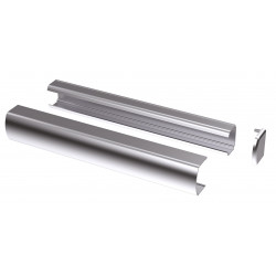 Goulotte aluminium satiné 1 mètre Sewosy EFLEX-G1 pour série EFLEX Goulotte aluminium satiné 1 mètre Sewosy EFLEX-G1 pour série EFLEX