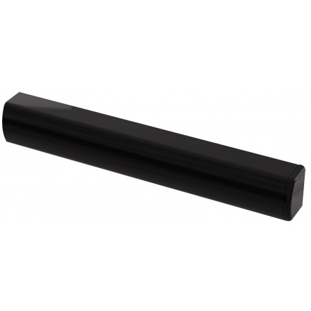 MyWall HZ3-1,1L Pack de 2 Chemins de câbles en Aluminium pour Fixation Mural 1100 mm Noir