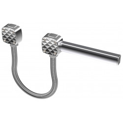 Goulotte aluminium noire 1 mètre Sewosy EFLEX-G1-N pour série EFLEX Goulotte aluminium noire 1 mètre Sewosy EFLEX-G1-N pour série EFLEX