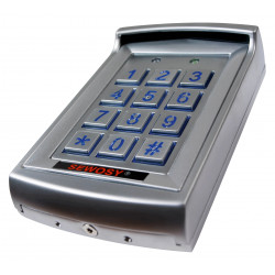 Clavier à code autonome Sewosy K1000 2 relais 12-24 V AC/DC