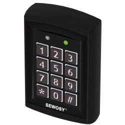 Lecteur de proximité 125 kHz noir Sewosy KRB1000-N avec clavier