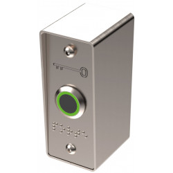 Bouton capteur infrarouge Sewosy PB19IR_BAP plaque et boitier étroits