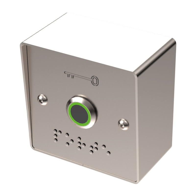 Bouton capteur infrarouge Sewosy PB19IR_BAPL plaque et boitier larges