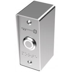 Bouton poussoir Sewosy PB19VB_BAP vert/blanc plaque et boitier étroits