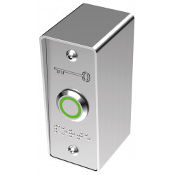 Bouton poussoir Sewosy PB19VB_BAP vert/blanc plaque et boitier étroits