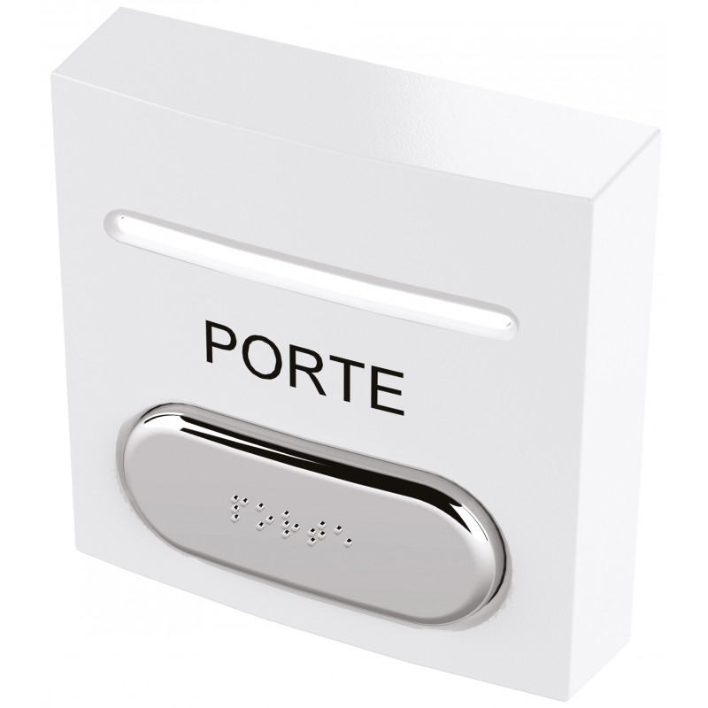 Bouton poussoir ABS Sewosy PBAL2 avec marquage braille - buzzer et LED Bouton poussoir ABS Sewosy PBAL2 avec marquage braille - buzzer et LED