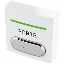 Bouton poussoir ABS Sewosy PBAL2 avec marquage braille - buzzer et LED
