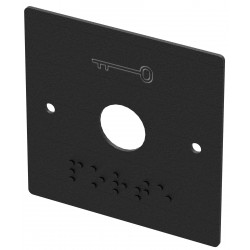 Plaque de montage inox Sewosy PBP19_B-N noire large pour gamme PB19