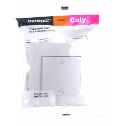 Commande VMC Caly encastrée blanc pur - Debflex 749581