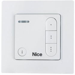 Emetteur Domi mural Nice 3 canaux blanc - DOMIW3C
