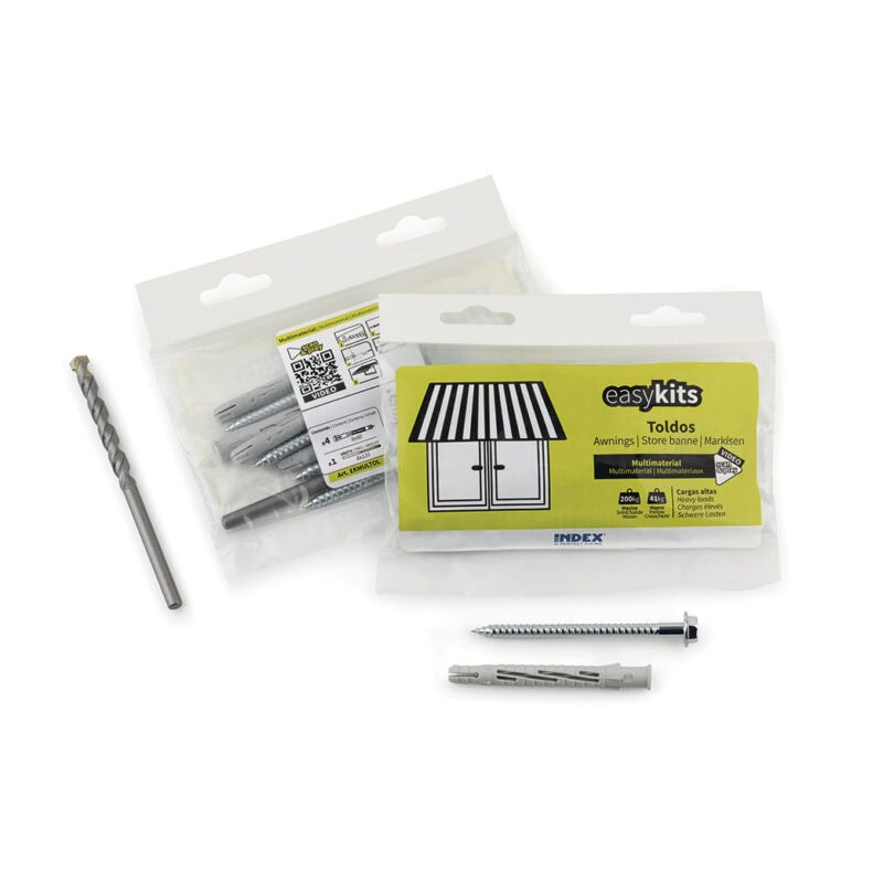 EasyKits Index Stores bannes EKMULTOL - Sachet de 4 pièces