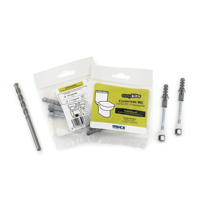 EasyKits Index WC - Bidets EKMULWCB - Sachet de 2 pièces