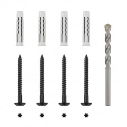 EasyKits Index Attaches anti-effraction EKMULROB - Sachet de 4 pièces