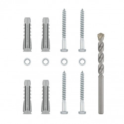 EasyKits Index Fixations lourdes plafond EKMACFTP - Sachet de 4 pièces