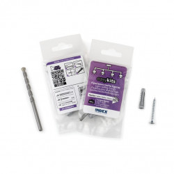 EasyKits Index Fixations légères plafond EKMACFTL - Sachet de 4 pièces