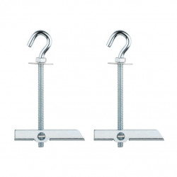 EasyKits Index Crochet pour plafond EKHUEFTG - Sachet 2 pièces