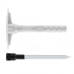 Cheville et clou métallique pour ITE Index 10X100 AISS10100 - 200 pcs