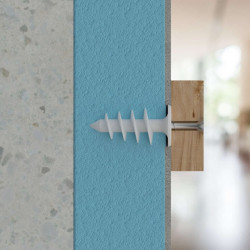 Cheville spirale plastique pour ITE Index 25x50 TE25050 - Boite 50 pcs