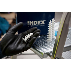 Cheville spirale plastique pour ITE Index 25x50 TE25050 - Boite 50 pcs