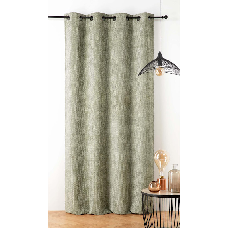 Rideau thermique Linder à œillets Colorado Vert - 135X260cm Rideau thermique Linder à œillets Colorado Vert - 135X260cm