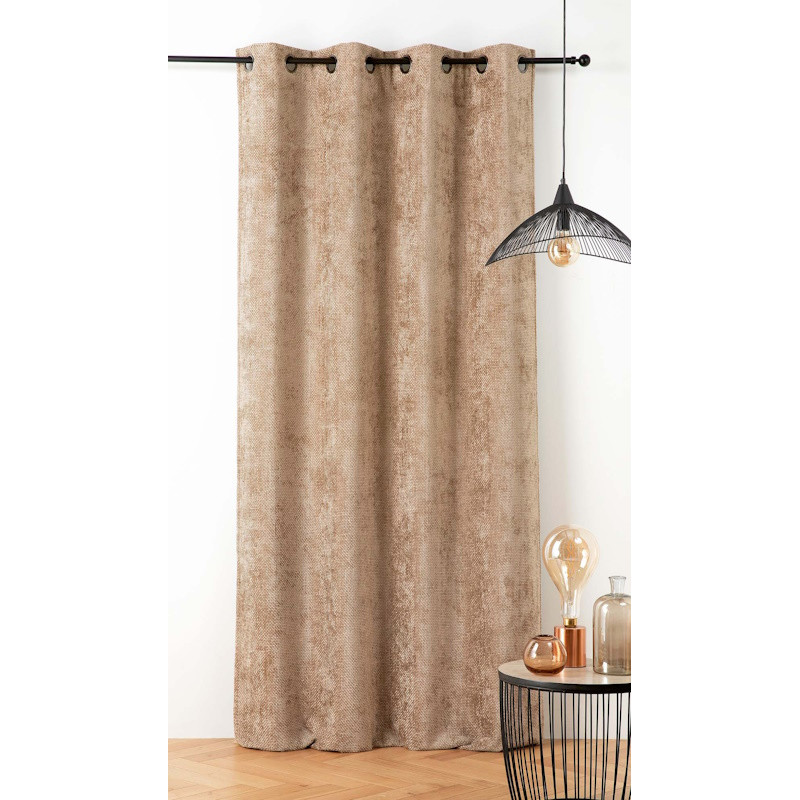 Rideau thermique Linder à œillets Colorado Beige - 135X260cm Rideau thermique Linder à œillets Colorado Beige - 135X260cm